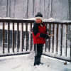 Laura Silvestro in Vista took this picture of her son Nicholas Maiorana enjoying the first snowfall of the year.