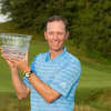<p>Brian Gaffney poses with crystal bowl after the Final Round at the 97th PGA Championship at Whistling Straits on Aug. 16 in Sheboygan, Wis.</p>