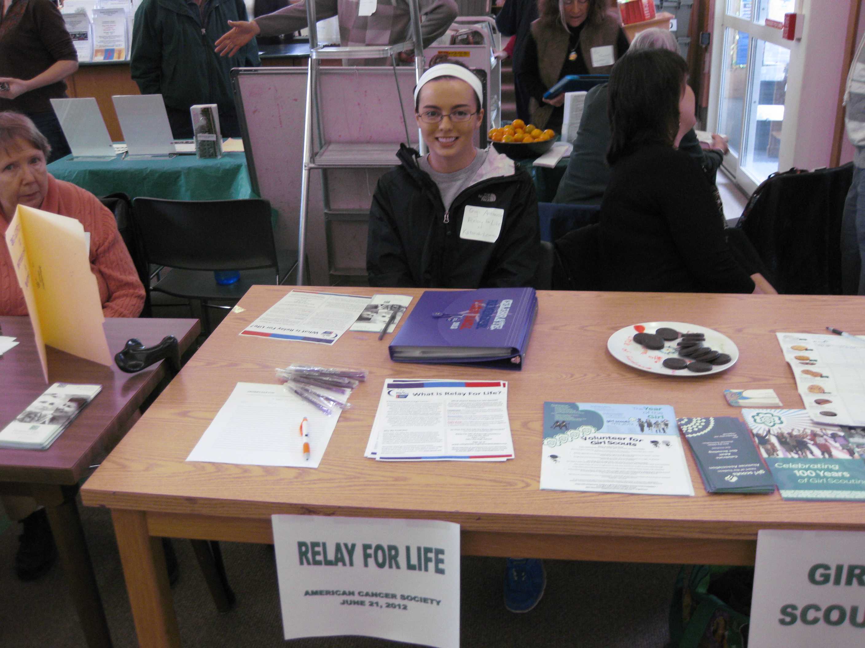 John Jay senior and Relay for Life co-chair Gigi Antonelle was looking for help for the Katonah-Lewisboro Relay For Life on June 21-22.