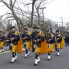 The Westchester Police Emerald Society marched down White Plains Road.