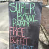 The River of Beer in Bloomingdale is set for the Super Bowl with a free buffet.