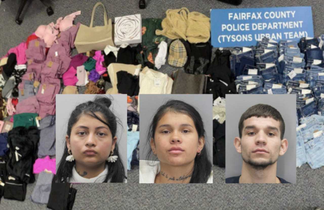 $15K In Merch Stolen From Tysons Corner Seized From NY Theft Crew