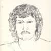 One suspect in the 1981 murder of a 21-year-old Norwalk woman was described as this white male with curly hair and a mustache.