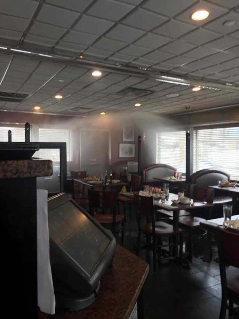 The leak at BLD Diner in Larchmont.