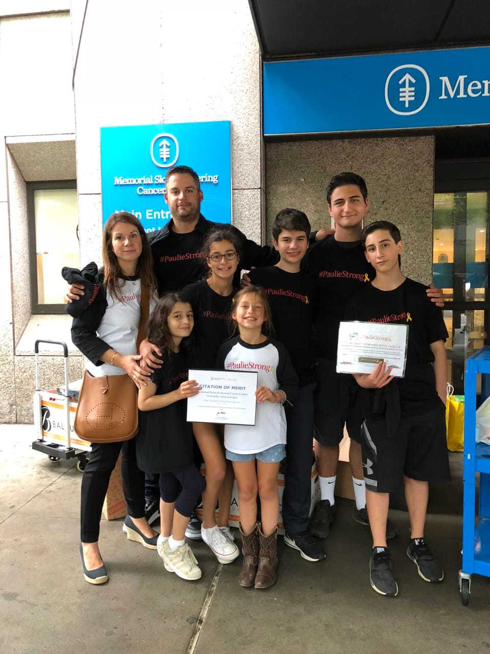The PaulieStrong Foundation recently donated more than 650 LEGO sets to Memorial Sloan Kettering.
