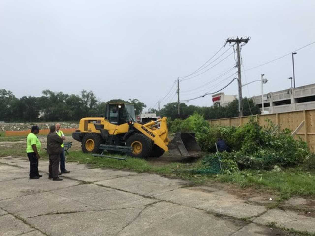 Cleanup efforts have begun at Memorial Field in Mount Vernon.
