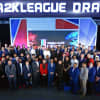 New Rochelle's Cole Smith (second row, far right) was among the players drafted to the NBA 2K League.