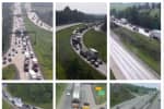 Miles Of Traffic Backups On I-81 In Central PA