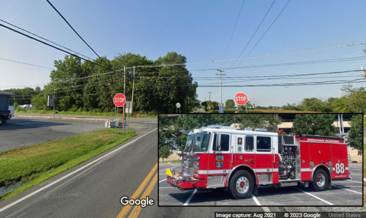 Firetruck Involved In Crash On Harrisburg Pike