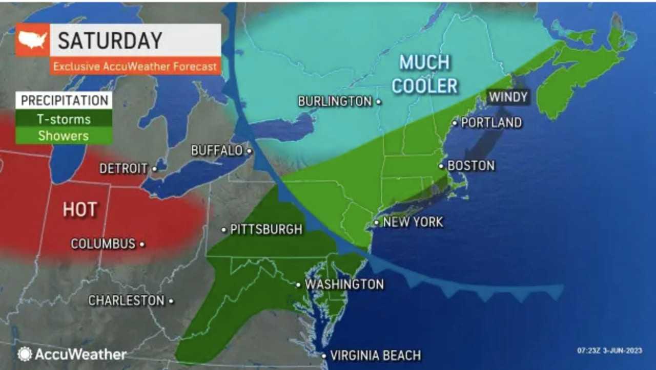 Rounds Of Storms Bring Big Shift In Temperatures, Cool, Comfortable Weekend