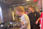 Ed Sheeran Surprises Philadelphia Fans In Kitchen Of Popular Cheesesteak Spot