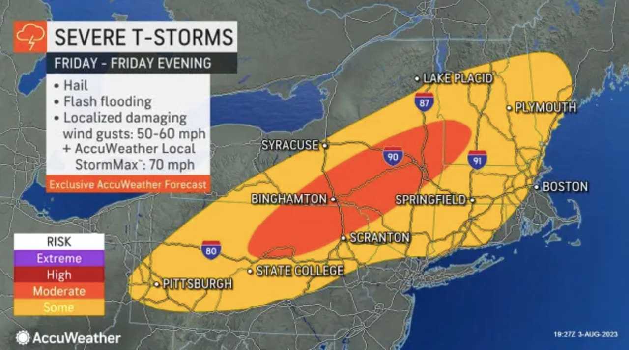 Severe Weather Risk: Thunderstorms Could Shake Up Otherwise Calm Days In Northeast