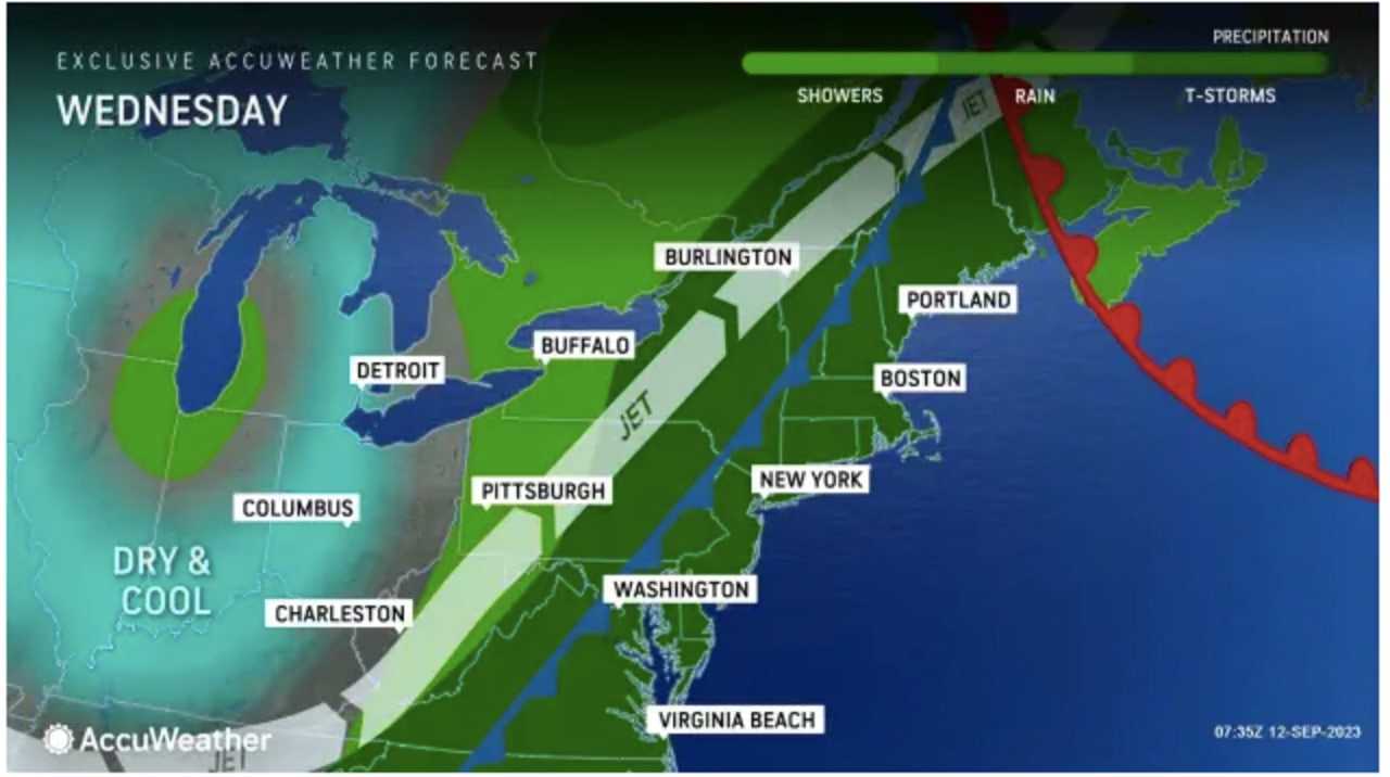 Flash Flood Threat: Potent Storm System With Drenching Downpours Sweeping Through Region