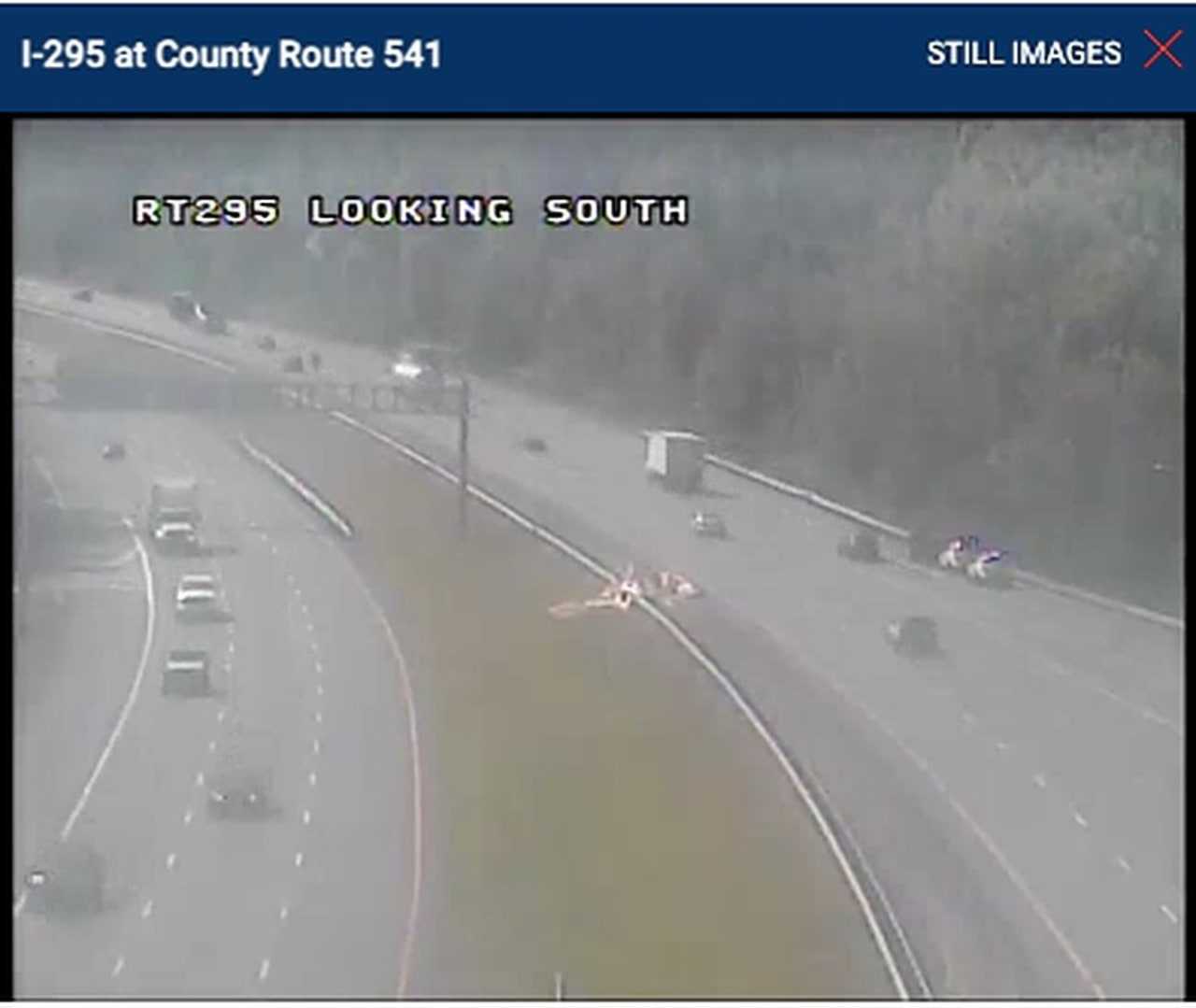 Pickup Truck Dumps Lumber, Closes I-295 In Burlington