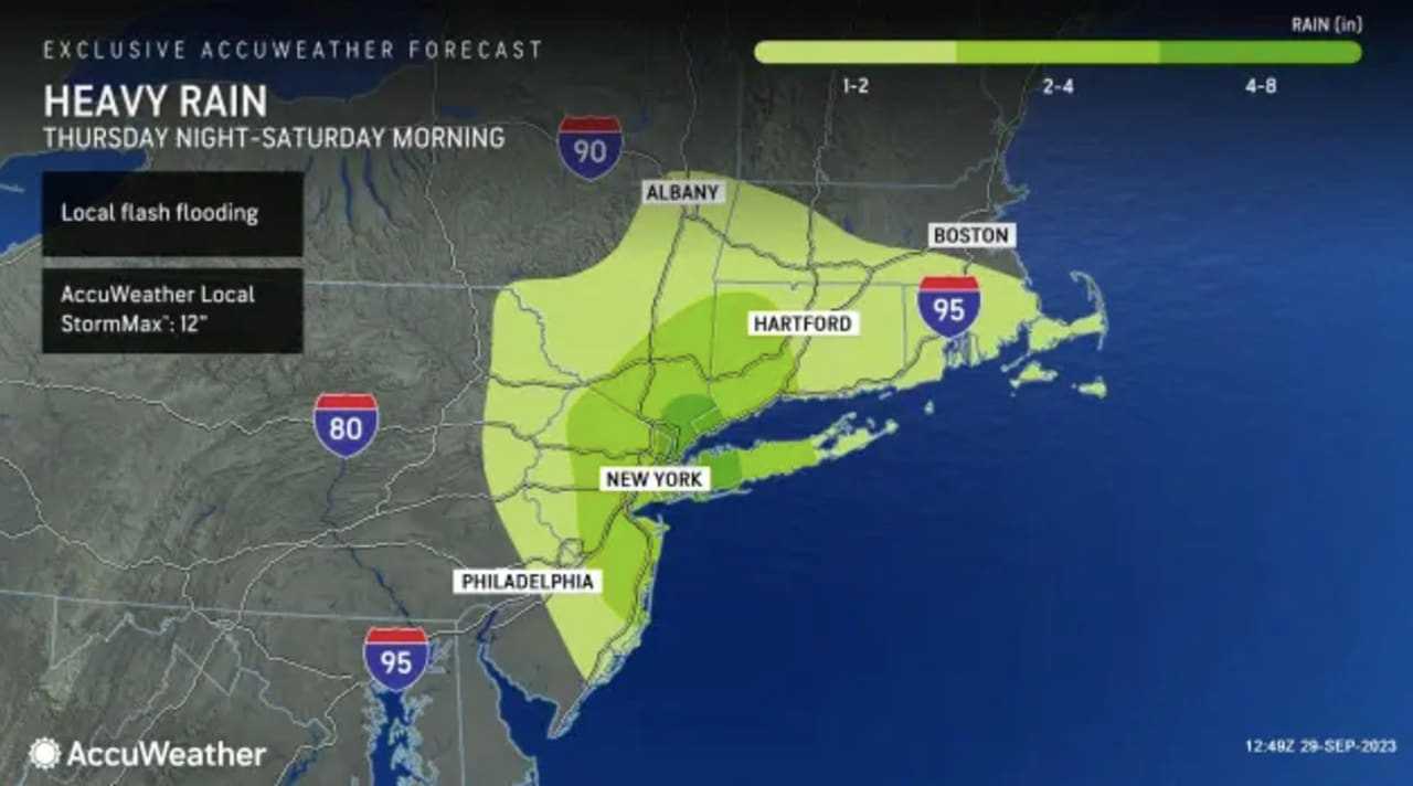 These New Jersey Towns Got The Most Rain Today: NWS