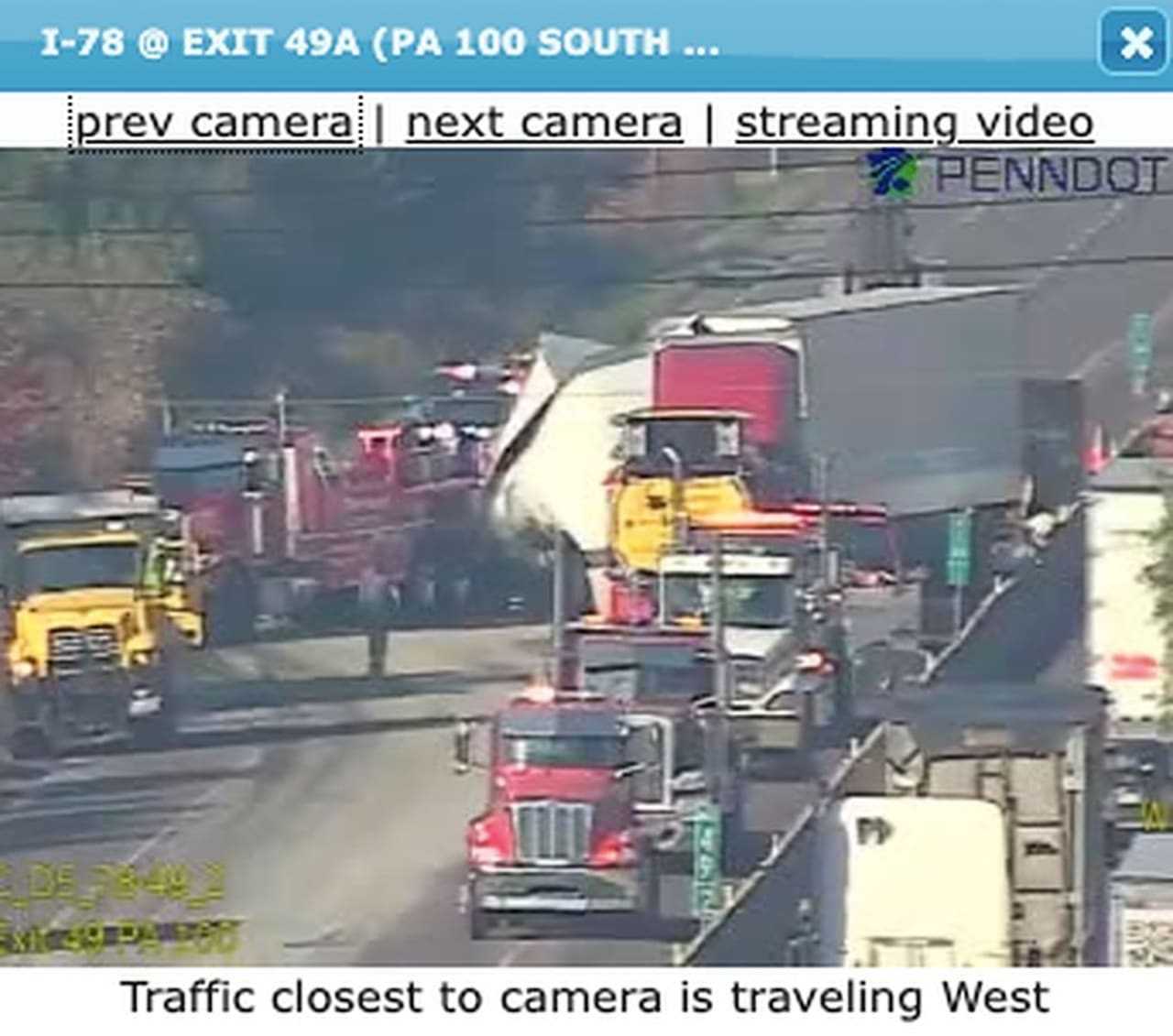 I-78 Crash: 3 Tractor Trailers, SUV Collide In Macungie Township