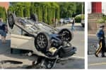 Driver Hurt As SUV Hits Barrier And Flips In Hunterdon County: State Police