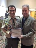 Ed Day Honors Rockland Eagle Scout