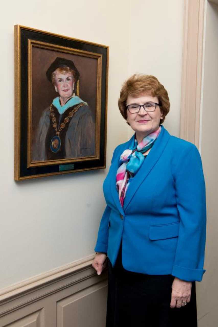 St. Vincent's College In Bridgeport Unveils Presidential Portrait