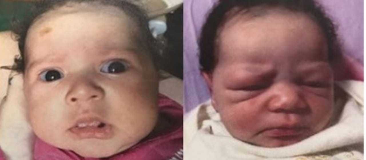 Police released photos on Saturday of two babies reported missing in an alleged family abduction: Malani Ventura, at left, and Londyn Richardson.
