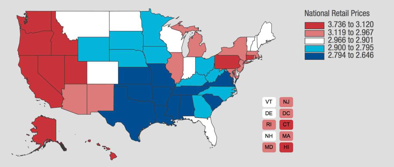 Gas prices continue to be on the rise in the tristate area.
