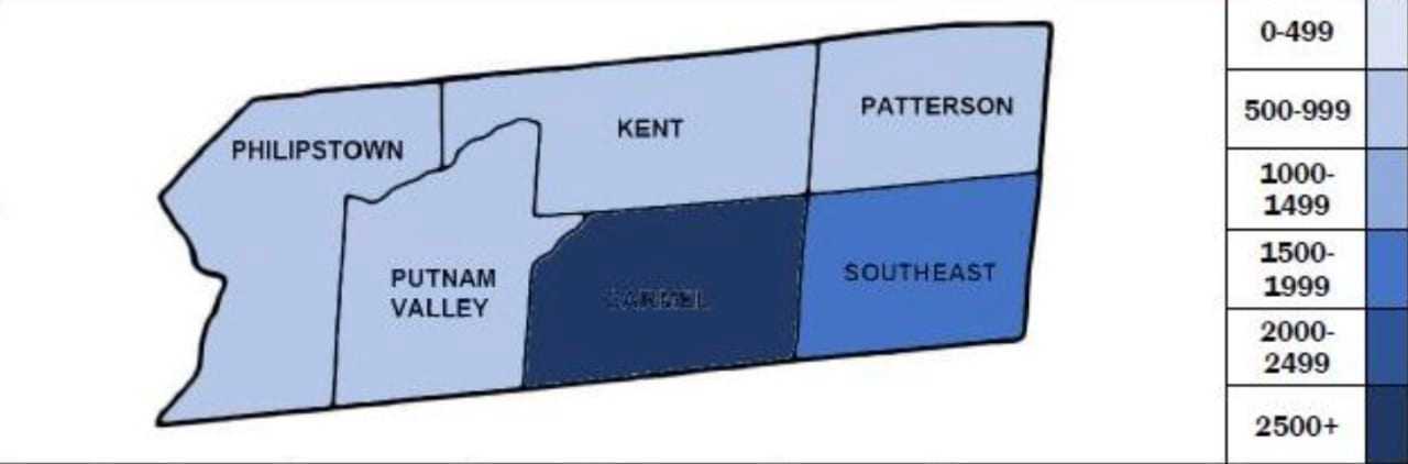 The Putnam County COVID-19 breakdown on Tuesday, Feb. 23.