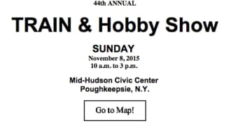 The HVRRS will be presenting the 44th annual Train and Hobby Show in Poughkeepsie.