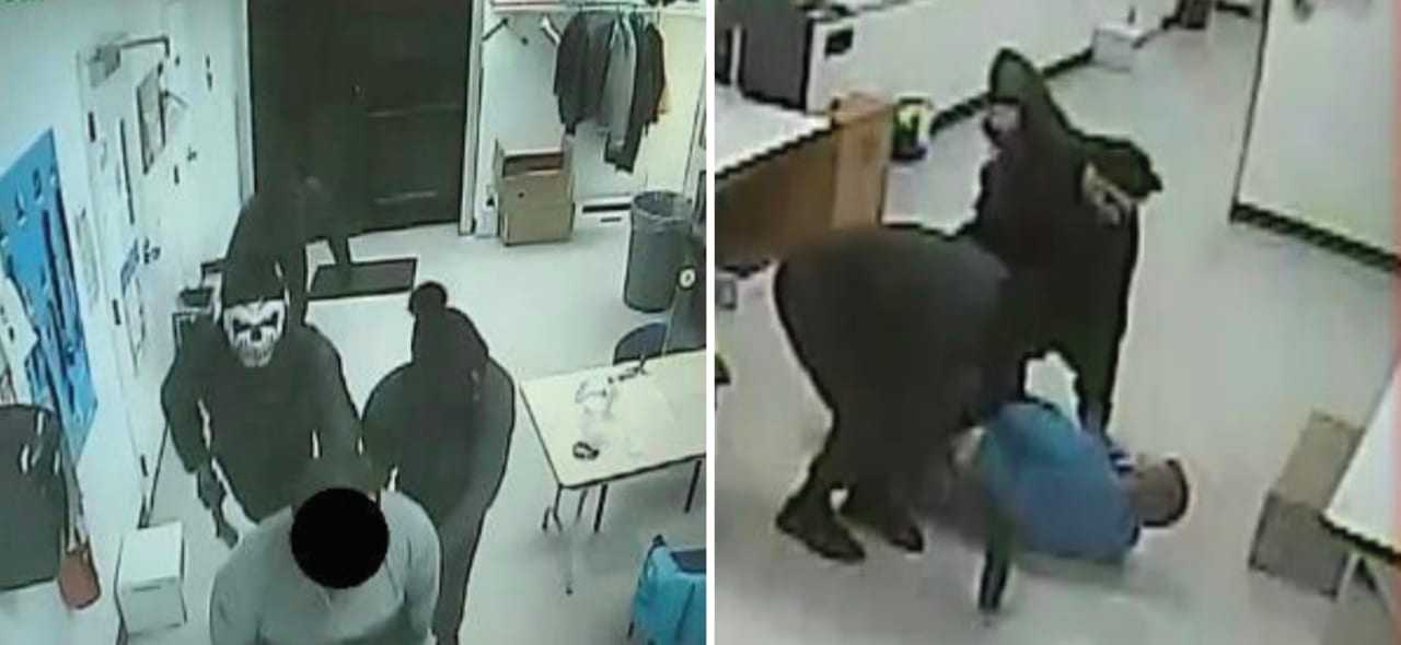 Security camera video shows a gang of four men violently robbing multiple AT&T stores in Connecticut in Massachusetts. They've all pleaded guilty. Alex Josephs was sentenced to 10 years in prison on Tuesday, May 23.