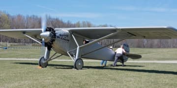 A replica of the Spirit of St. Louis is to make its air debut at the Spirit of the Aerodrome Gala on May 21.