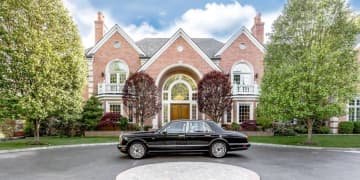A Rolls-Royce is included in the purchase of a mansion in New Canaan listed by Jennifer Leahy of Douglas Elliman.