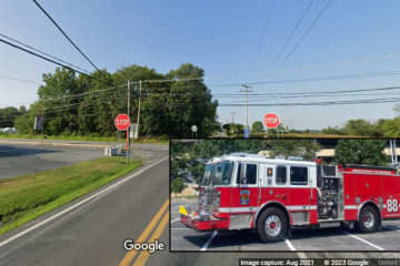Firetruck Involved In Crash On Harrisburg Pike