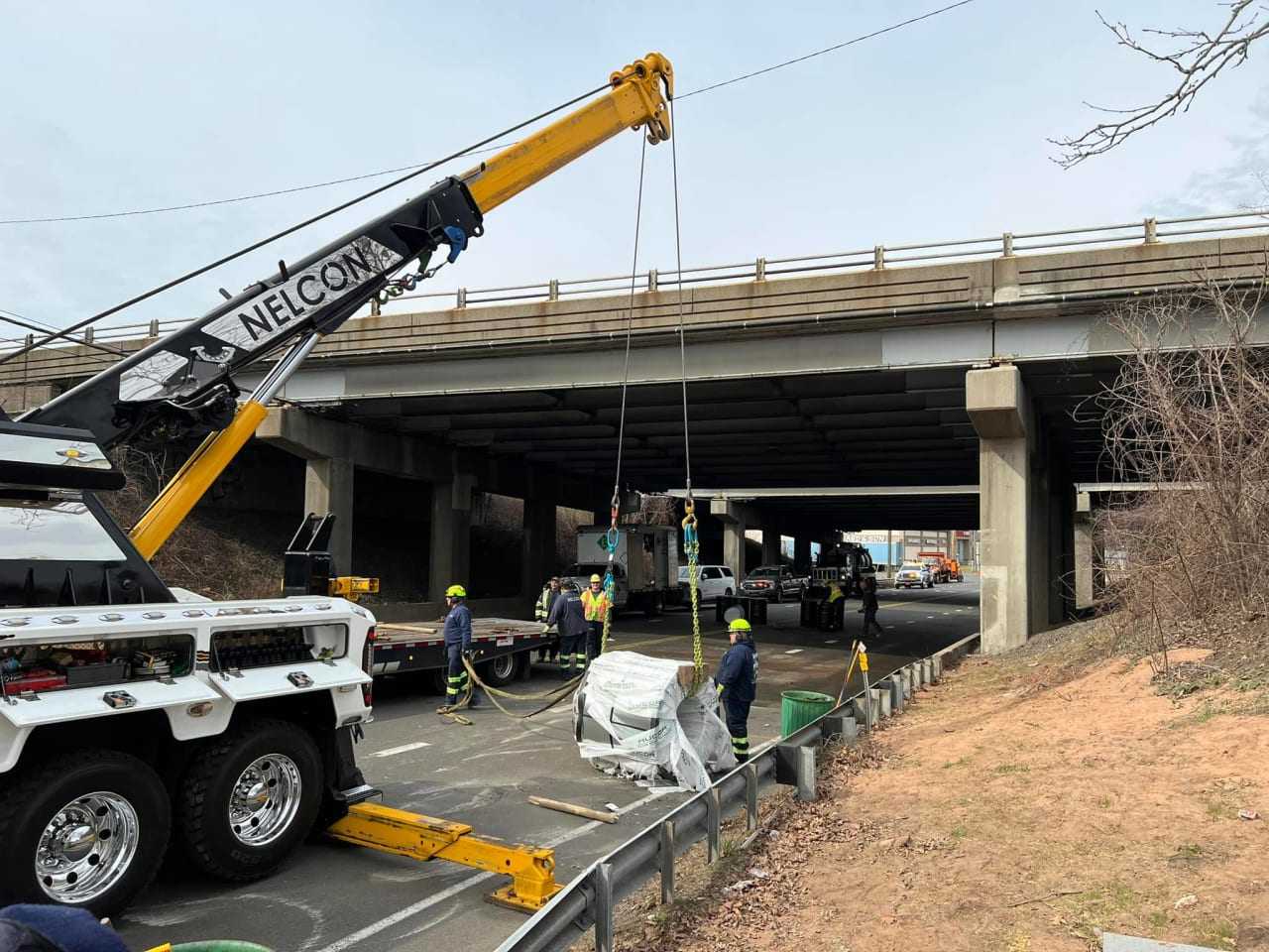 Road Closed For Hours After Tractor-Trailer Rolls Over On CT Roadway