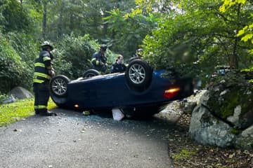 Person Hospitalized After Car Rollover In Cortlandt
