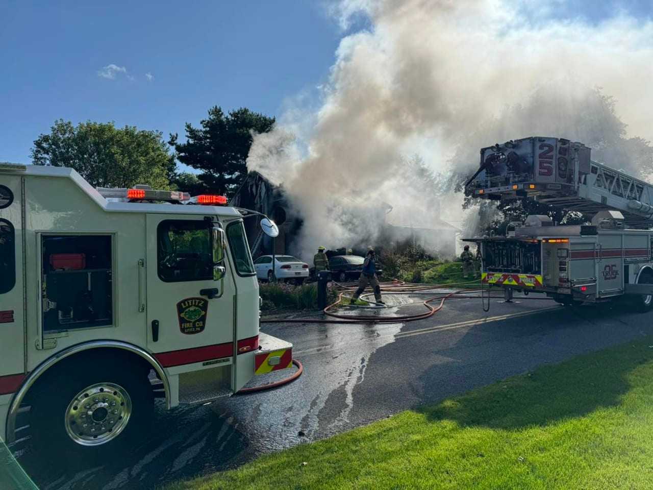 House Fire Injures Homeowner In Lititz