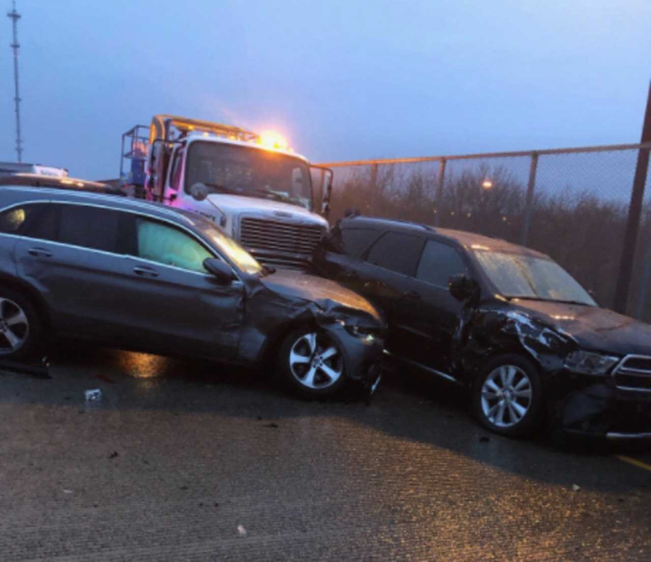 65 Cars Involved In Icy Crashes On Major NJ Roadway