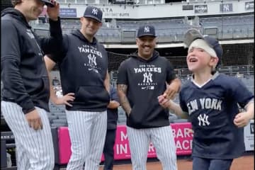 Bullied 6-Year-Old Burn Victim Gets Hero's Welcome At Yankee Stadium