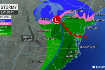 Spring Storm To Drench Northeast