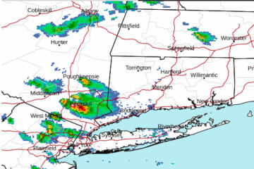 Line Of Thunderstorms, Some Severe, Sweeping Through Region