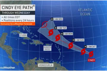 Here's Cindy: New Tropical Storm Develops In Active Atlantic