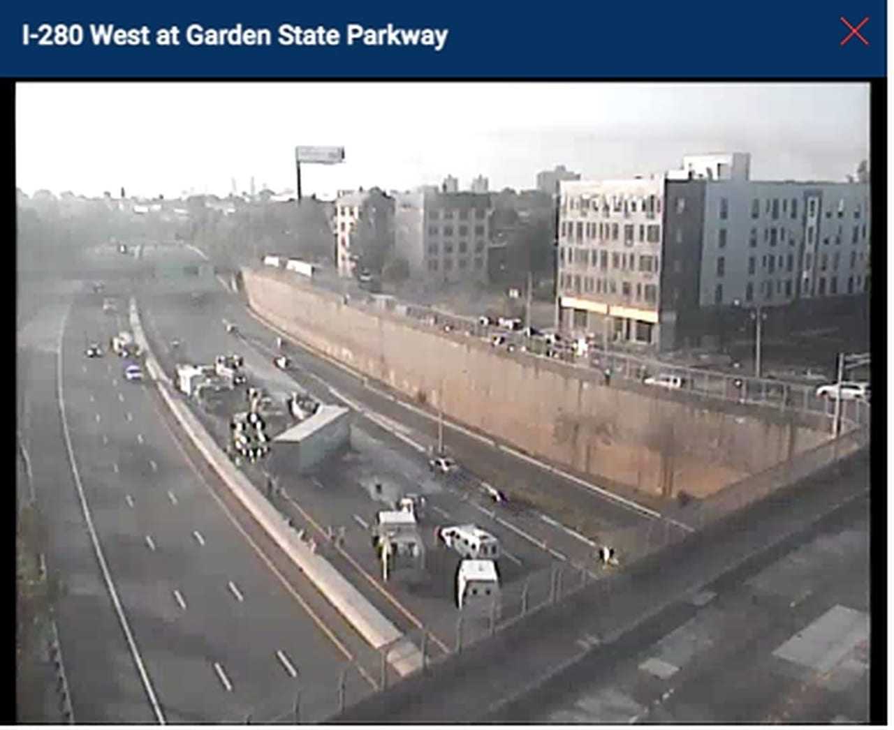Jackknifed Trailer Shuts Route 280