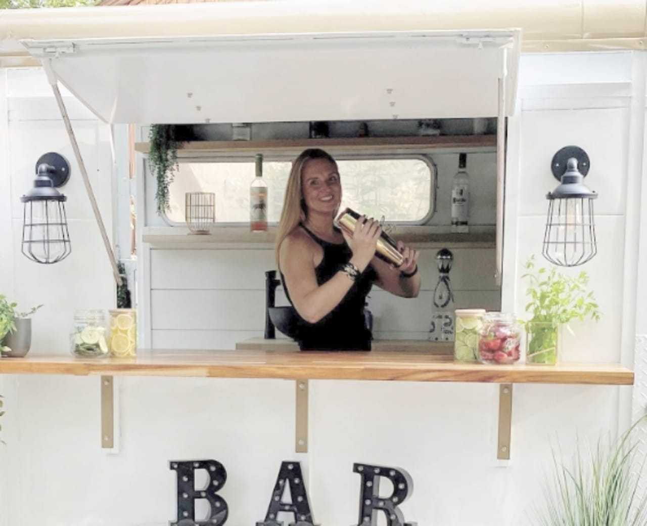 Giddy Up! NJ Bartender Transforms Vintage Horse Trailer Into Fully Functional Mobile Bar