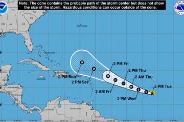 Update: Newly Named Tropical Storm Lee Threatens East Coast As Potential Major Hurricane