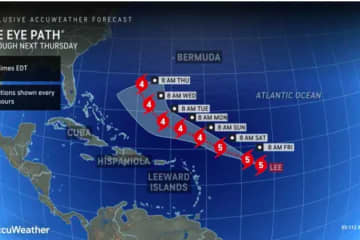 Lee Rapidly Intensifies Into Category 5 Hurricane: New Long-Range Models Take It Near Northeast