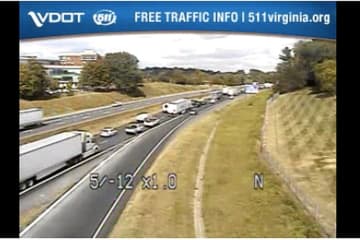 I-81 Tractor Trailer Crash Jams Traffic In Rockingham County For Miles