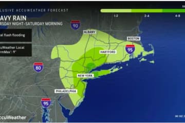 Flash Flood Threat: Projected Rainfall Totals Increase For Potent Coastal Storm