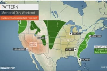 Coastal Storm Tracking Northward Could Dampen Memorial Day Weekend