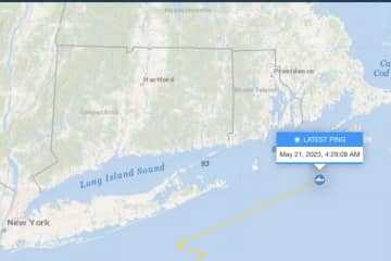 White Shark Tracking East With New Ping Near Block Island