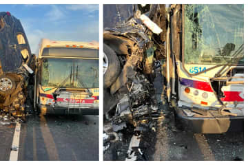 Several Hurt In Back-To-Back, SEPTA-Involved Accidents (PHOTOS)