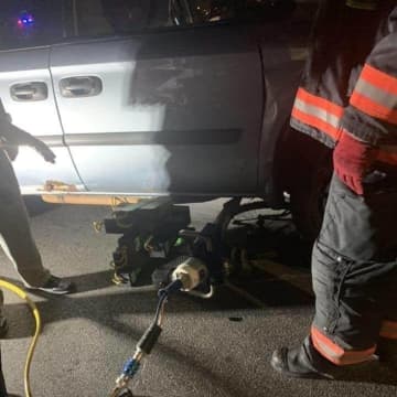 A 10-year-old girl was rescued by first responders in Westchester after being struck by a minivan.