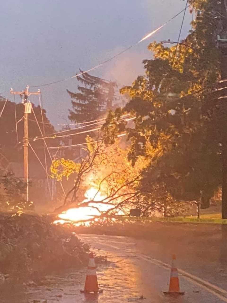 Eversource crews worked through the night to repair hundreds of outages in Connecticut